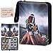 Weilaike Football Trading Card Binder with Sleeves, Card Album can Hold 400 Cards(100 Pages*4 Cards), with Waterproof Surface and Strap, Sports Card Storage Organizer for Collectors, Childrens