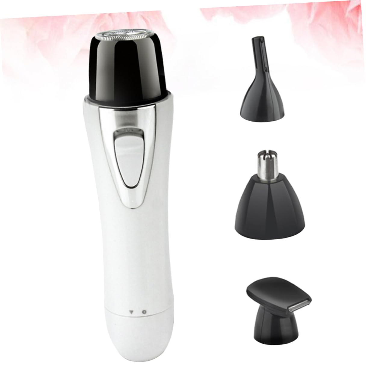 DOITOOL 2pezzi Trimmer Elettrico Per Naso Ricaricabile Usb Multi Funzione Design Compatto e Silenzioso Per Uomini e Donne Colore Bianco
