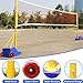 Fuzwiqel Volleyball/Badminton Poles, Volleyball Net for Backyard 5ft-8ft Adjustable Height Poles with Volleyball Net/Badminton Net for Adults, Outdoor & Indoor(Volleyball)