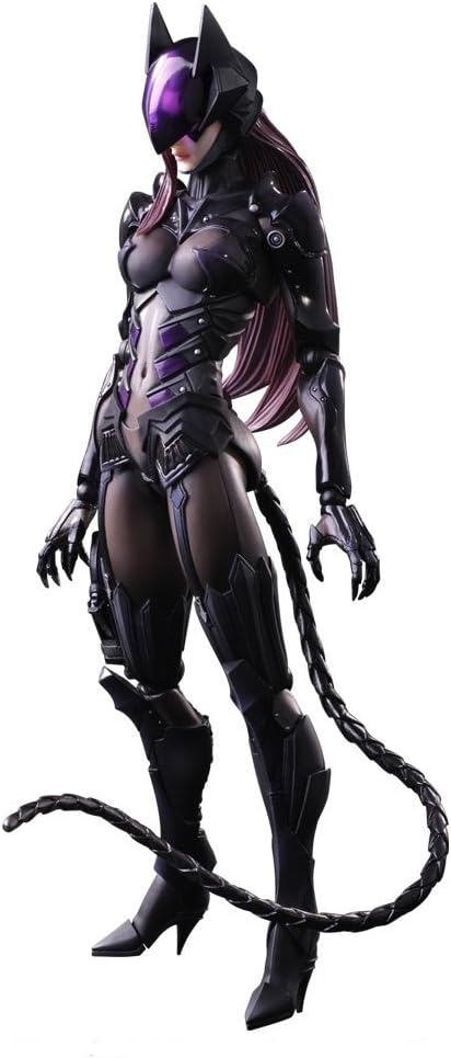 Square Enix Dc Comics Play Arts Kai Catwoman Action Figure Tetsuya Nomura