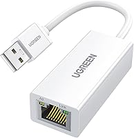 Vista 10 de UGREEN USB to Ethemet Adapter, 10/100 Mbps Network Adapter, with Ax88772D ChipRJ45 Wired LAN Dongle for Laptop, Compatible with Nintendo Switch