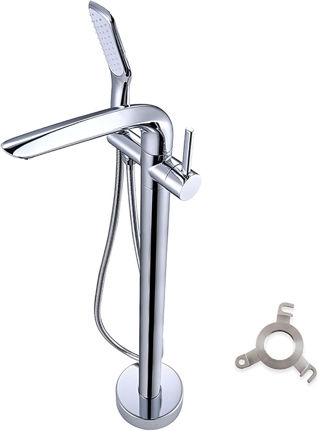 Robinet de baignoire sur pied haut de gamme avec mitigeur rotatif