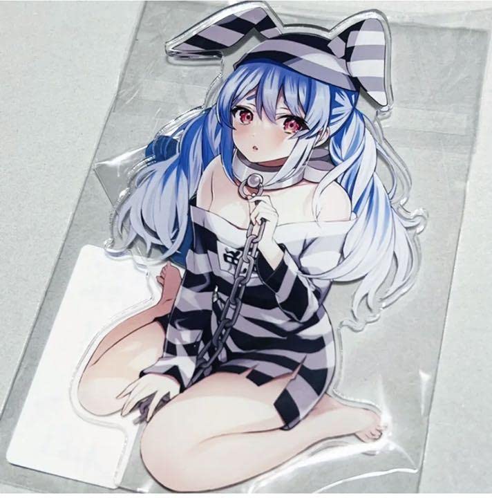 Amazon.co.jp: ホロライブ 兎田ぺこら 囚人服衣装 アクリル
