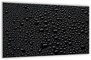 semUp Tempered Glass hob Cover 80 x 52 cm | Large Chopping Board | Kitchen Wall Splash-Back | Stove Protector for Ceramic Electric Induction | Black 103228155 | by
