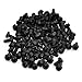 Electronics-Salon 100pcs M3 x 6mm Nylon Machine Screw, Black, Combination Phillips-Slotted Drive, Pan Head, Metric