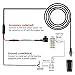 Radar Detector Hardwire Kit,Direct Wire Wiring kit for Escort Valentine One Uniden Beltronics Cobr Radar Detector Quick Connection Plug and Play Power Cord Cable