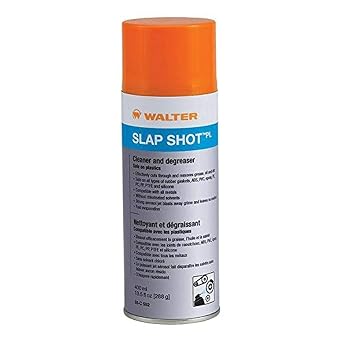 Walter 53C552 Slap Shot PL Cleaner and Degreaser [Pack of 12] 400 ml - Solvent Free Cleaner in Plastic Aerosol, Degreasing Solution for Metals, Plastics, Rubber Compounds