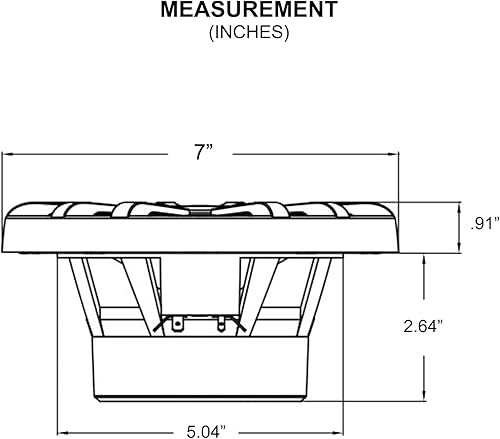 Miniatura 5 de Infinity - Altavoces marinos de 6.5 pulgadas (cantidad 2), 1 par de altavoces de repuesto OEM con cable Enrock de 50 pies (blanco) 622MWB