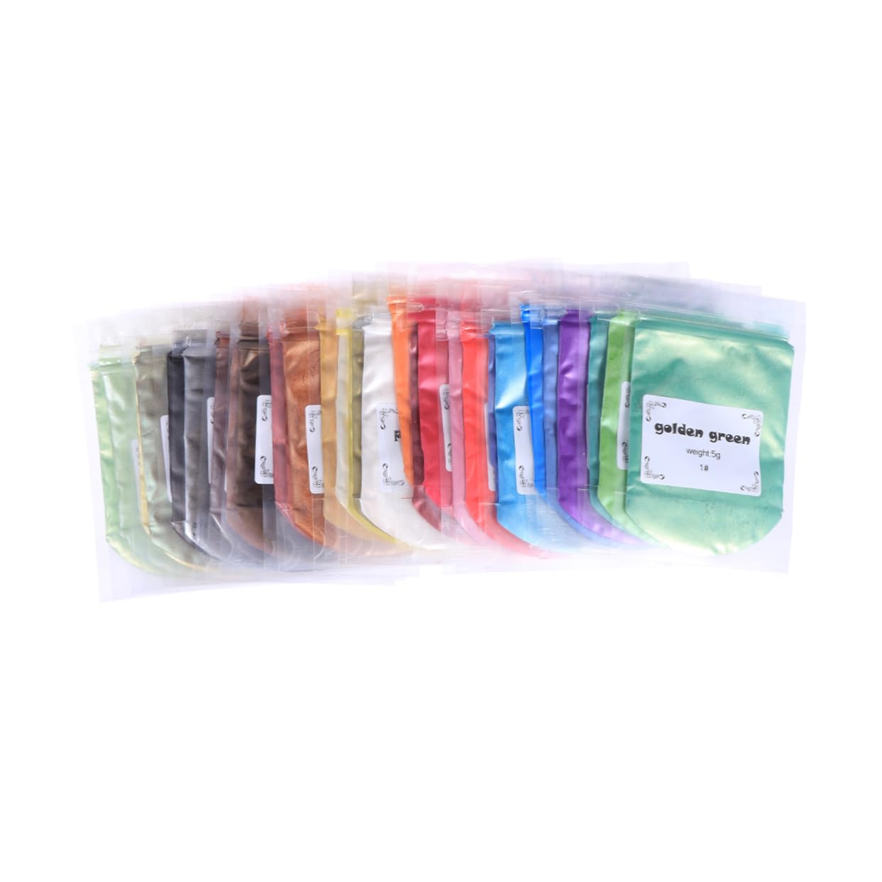 Uonlytech 30pcs Pigment Powder Glitter Fine Glitter for Crafts Shimmer Makeup Pigments Long-Wearing Travel-Friendly Cosmetics