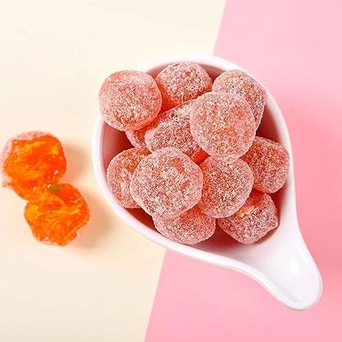 Mihuntang Icing Sugar Kumquat 8.81Oz Candied Kumquat Chinese Traditional Snacks Cantonese Style Preserved Fruits thumb #2