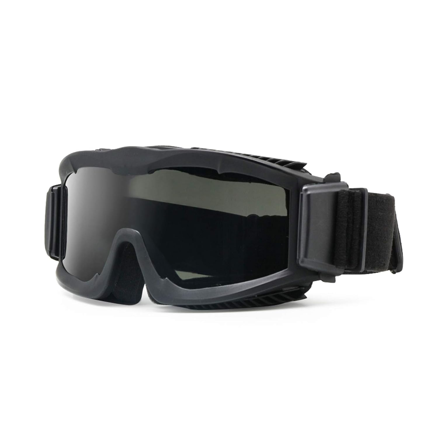 Motorcycle Riding Goggles, Black, Adjustable Elastic Strap, Helmet Compatible, Curved Design, Tactical Sports Eyewear for Men and Women-picture-35