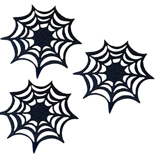 BESPORTBLE Halloween Spider Web Placemats10pcs Spider Web Table Runner Halloween Spider Web Coasters Placemat Table Placemats Doilies Halloween Decor