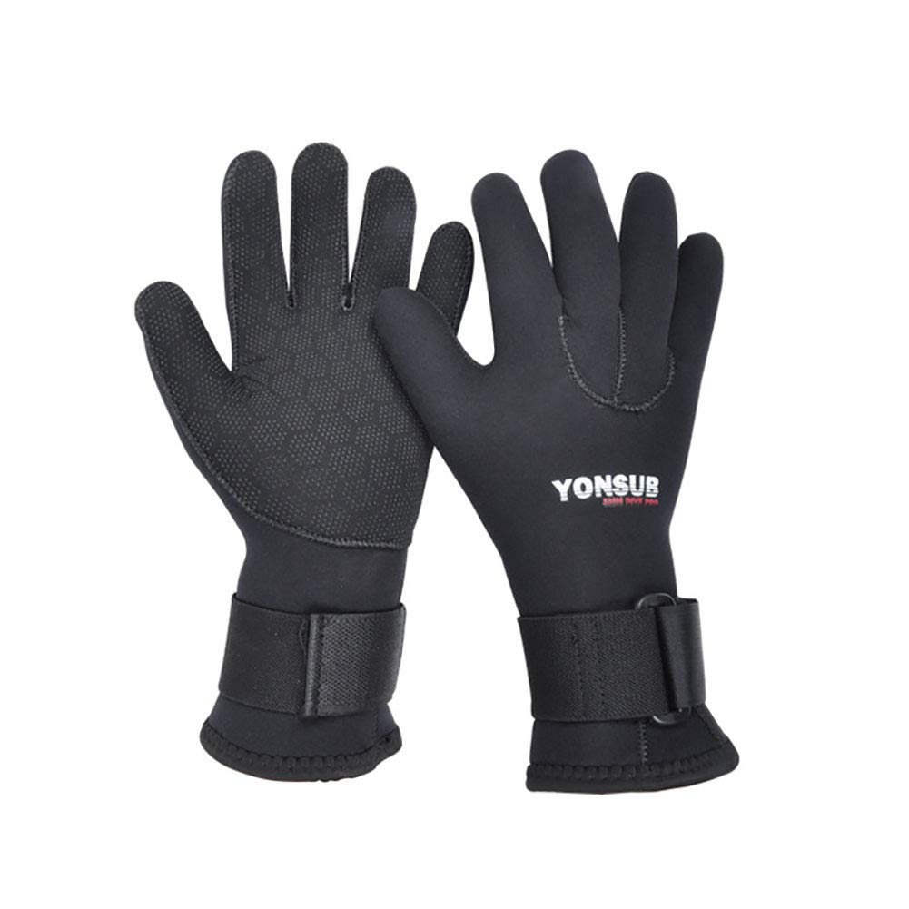 WYYHAA 5mm Neoprene Wetsuit Gloves - Warm Scuba Gloves Diving Gloves for Diving Snorkeling Kayaking Surfing,XL