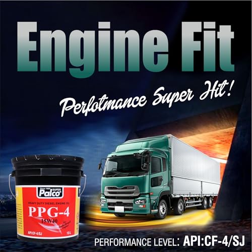 Image of PALCO PPG-4 15W40 | API:CF-4 /SJ & MB 228.1 Multigrade Engine oil for Diesel Commercial Road Transport & Off Highway Vehicles | New Generation Automotive Vehicles | 13 Litres