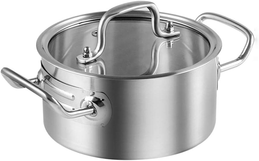 Buffet Personal Hot Pot Extra Thick Soup Non Magnetic Thickened Instant Rinse Kitchen Pots Cookware Supplies