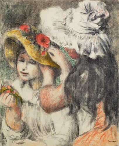 Pintura sobre lienzo de Renoir en 60x90cm: arte de alta calidad para decorar la oficina