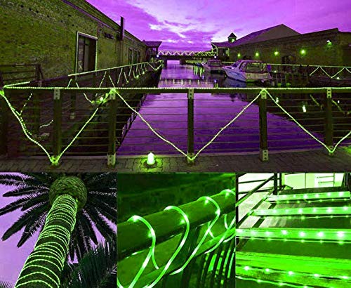 Amazon.co.jp : ソーラーロープライト, 33ft 100 LED 太陽ロープはの