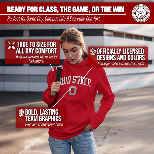 Sudadera NCAA unisex con capucha mediana que soluciona tu look informal 5