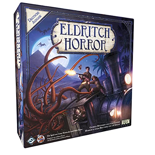 Fantasy Flight Games, Eldritch Horror, Grundspiel, Expertenspiel, Strategiespiel, 1-8 Spieler, Ab 14+ Jahren, 120+ Minuten, Deutsch