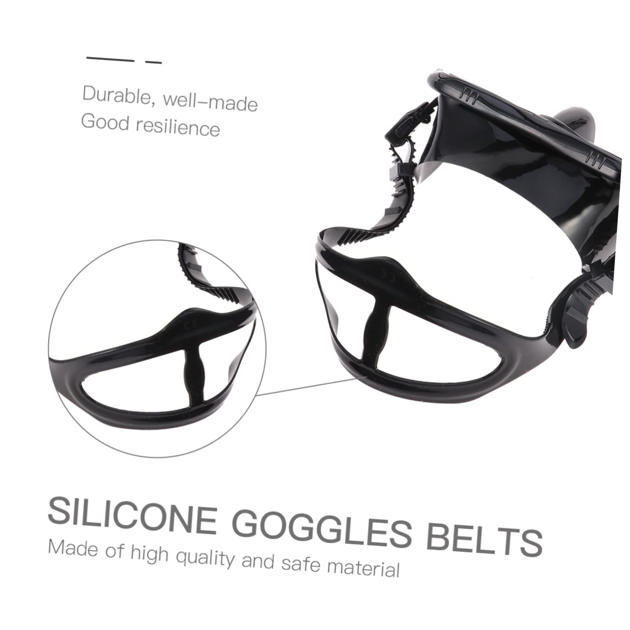 WOONEKY maschera subacquea e da uomo per uomo coperture per il viso da uomo abito da uomo snorkeling maschera subaquea maschere da snorkeling Black