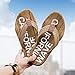 Mens Leather Flip Flops Fashion Sandals Breathable Summer Sandal Non Slip Rubber Men Mens Sock Slippers with foldable flat for women beach slippers rubber flip flops shoes travel (Khaki, 8)
