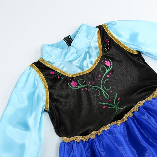 Disfraz de princesa para niñas 3-4 años miniatura 4