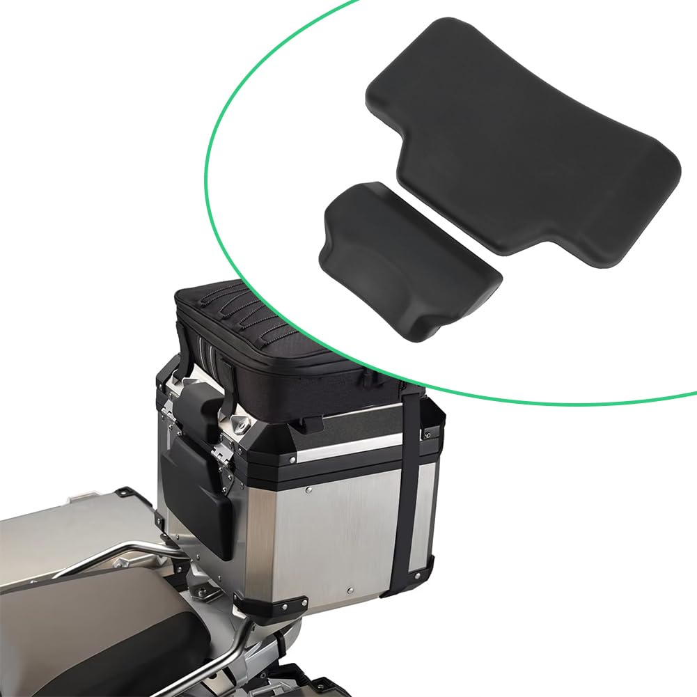 Coussin De Dossier Moto En Cuir PU 3cm - Support Dossier Passager Amovible Avec Adhésif - Confort Et Sécurité