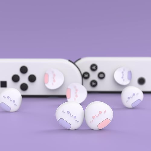 Vista 37 de PlayVital Halloween Joystick Caps for Nintendo Switch, Thumbstick Grips for Switch Lite, Analog Cover for OLED Joycon Thumb Grip Caps - Spooky Ghost