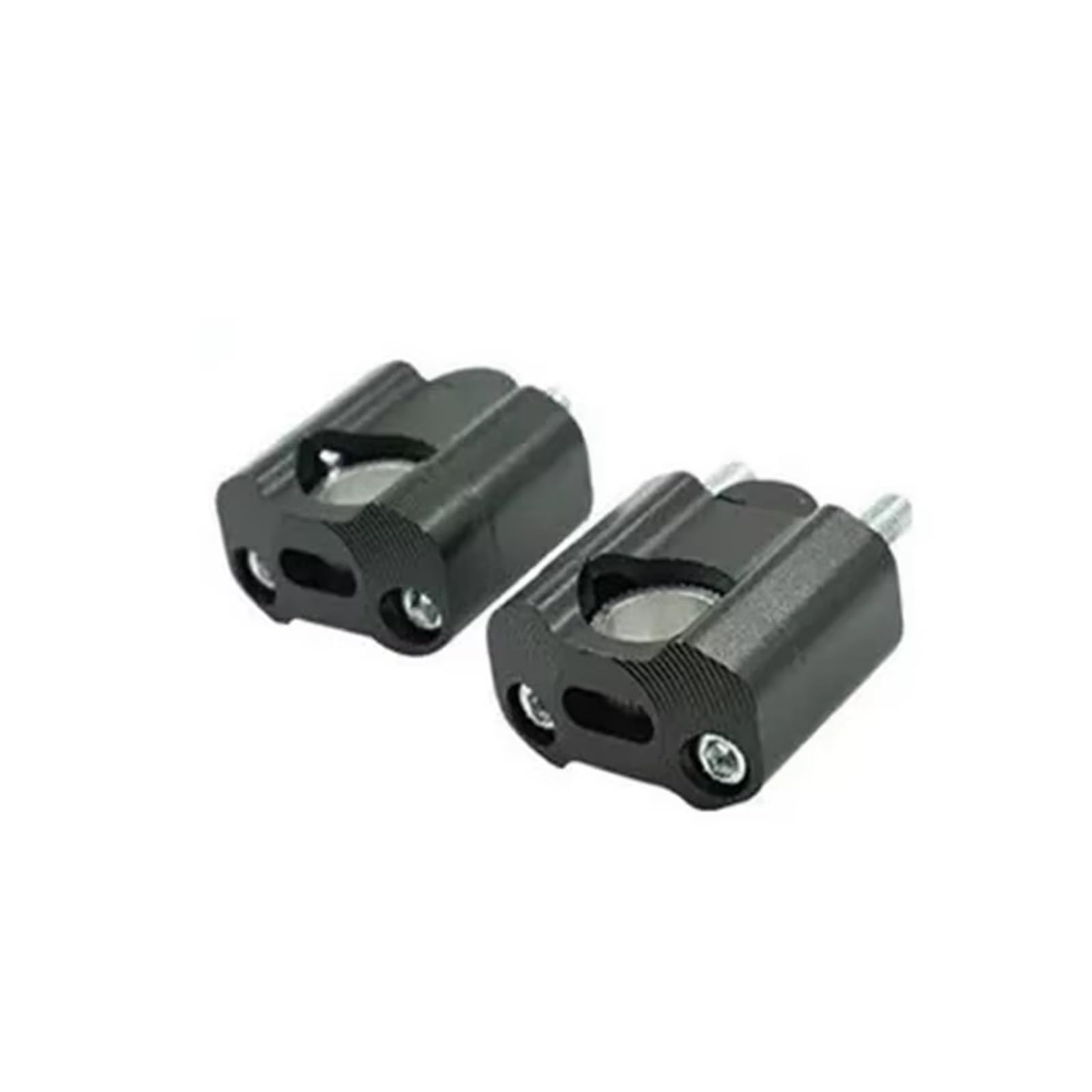 Adaptador Universal Para Manillar De Motocicleta Para Suzuki Elevador 22/28 Mm Alzas Manillar Moto(Negro)