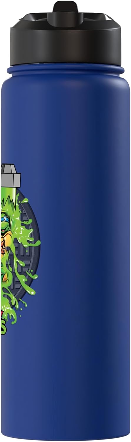 TMNT Radioactive Goo Spilled Onto Turtles Stainless Steel Insulated Water Bottle