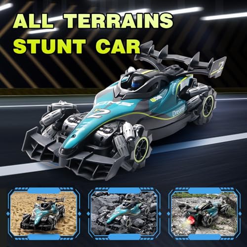 Image of Y2 RC Crawler,Remote Control Stunt Car with Gesture Controller, Off Road Monster Truck,2.4Ghz RTR All Terrain Hobby 20KM Truck,8 12 14 Boy Kids Toys Adult Gifts (Multicolor)