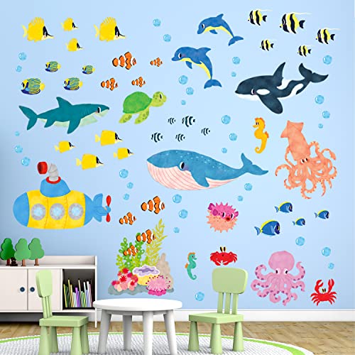 DECOWALL Vinilos decorativos Under the Sea para niños