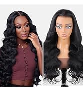 Docrit Invisible Scalp-Melting 13X4 Full Frontal HD Wig Human Hair - Super Glueless Body Wave, 0....
