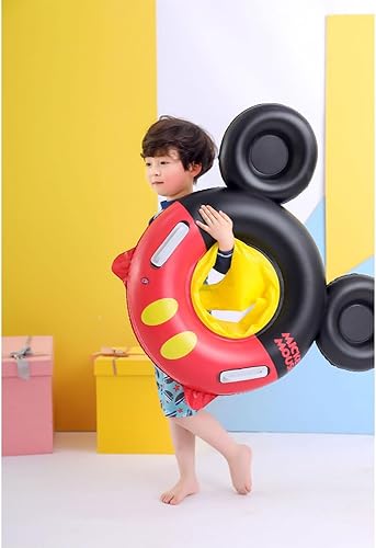 Miniatura 3 de Flotador de natación para bebé, lindo flotador con asiento y asa, flotadores de piscina, juguetes divertidos para balsa de agua, suministros de