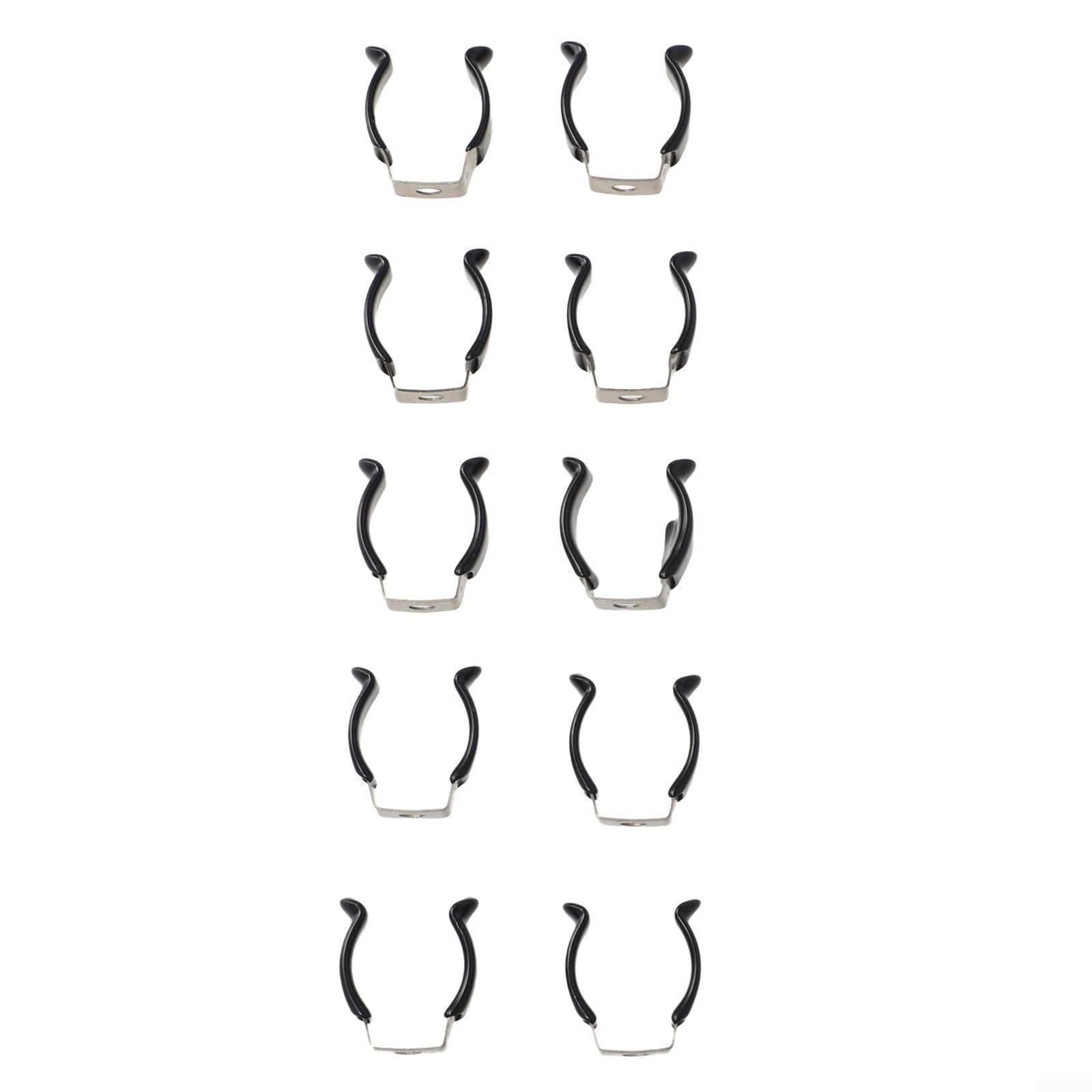 10Pcs Spring Terry Clips,Terry Tool Clips,Heavy Duty Tool Storage Strap,Wall Mounted Tool Spring Terry Clips Storage Hangers(20mm) - Image 3