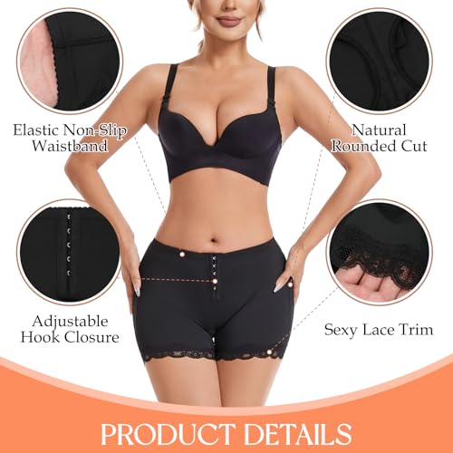 Dulchany Butt Lifting Panties Booty Lifter Underwear for Women Adjustable Hip Enhancer Control Butt Lift Shapewear Shorts2