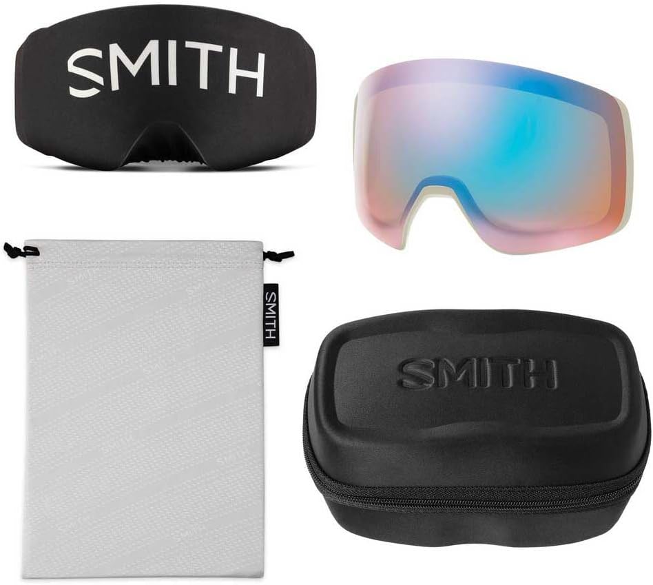 SMITH 4D Mag XL Goggle 2026 Chalk w/CP Sun Black Gold Mirror + CP Storm Blue Sensor Mirror