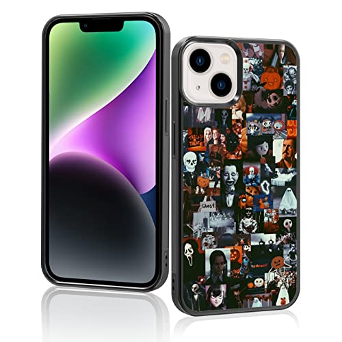 Mmyajt Horror Spooky Character Phone Case Fit For Iphone 14 13 12 11 Plus Pro Max Mini Xr Xs Max,Tpu Iphone Case Shockproof Evil Cute Grim Reaper Ghost Phone Cover Gift For Boy Girl Men Women #TOP25
