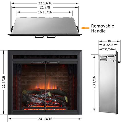 PuraFlame Klaus Electric Fireplace Insert Crazymos