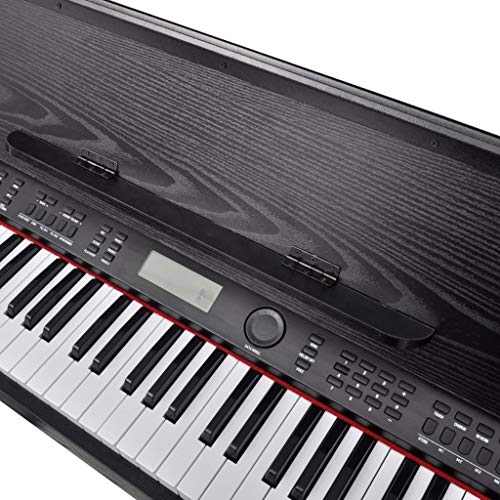 Cerlingwee Piano numérique, Piano électronique 88 Touches avec pupitre pour la Maison - Les Beatles, Paul McCartney, John Lennon, RIngo Starr, George Harrison Cerlingwee Piano numérique, Piano électronique 88 Touches avec pupitre pour la Maison – Image 5