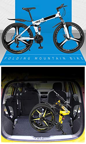 Opvouwbare mountainbikes 26 inch 30 Snijwielen Wielen Heren Dames Algemeen gebruik Terrein Volwassen Snel opvouwbare… - Afbeelding 3