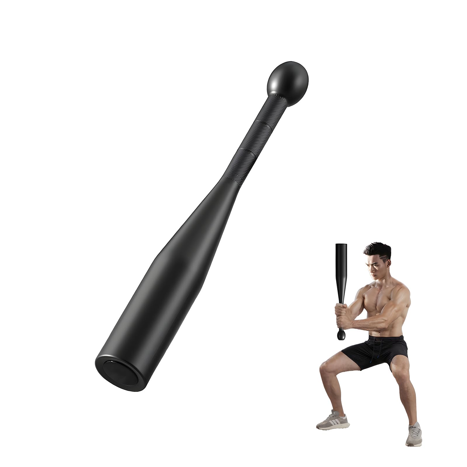 DUMBBELL BAT トレーニングバット ブラック/シルバー DUMBBELL BAT トレーニングバット ブラック/シルバー