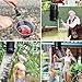 SPACEREST Solar Shower Bag, 5 Gal/20L Solar Heating Camping Shower Bag, On-Off Switchable Shower Head, Portable Shower with Thick Tarpaulin for Camping, Surfing, Outdoor Traveling, No Tear & Leak