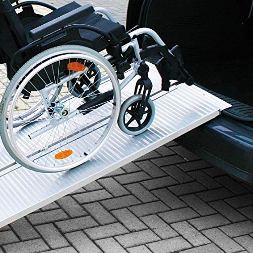 ProPlus Rampa de Acceso a vehículos de Aluminio para Silla de Ruedas (270 kg)