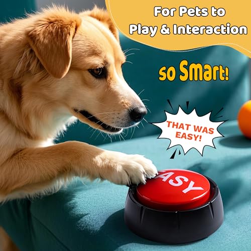 Image of MyMealivos Easy Buzzer Button Toy - Gag Gifts, Game Addition, Stocking Stuffer (Easy)