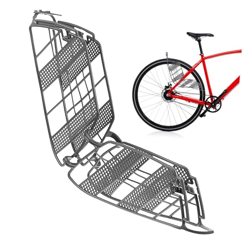 NAMOARLY Bicycle Protective Mesh Rear Seat Guard Bike Wheel Guard Dress Wheel Easy Install Suitable for All Bikes