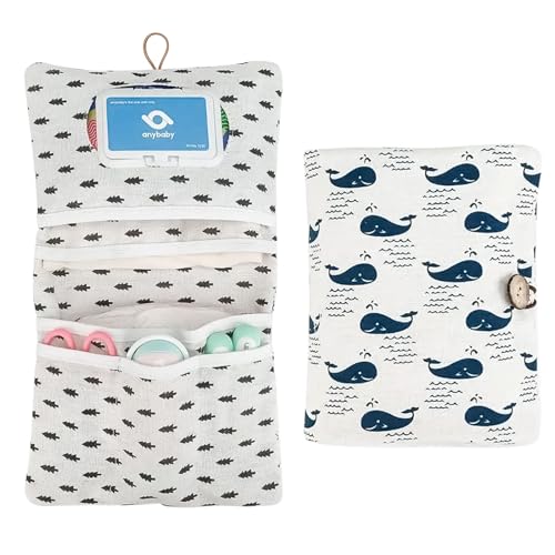 LAINIKE Windeltasche Organizer und Kosmetiktasche 2in1 Windeltasche Kleine...