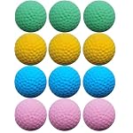 Cat Golf Balls for Indoor Kitten Toys - Interactive Sponge Foam Soccer Balls (Mixed)
