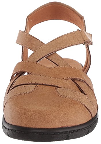 Easy Street Women's Garrett Faux Leather Strappy Flats