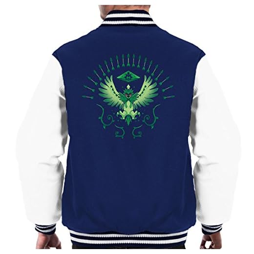 Gräs pil strike decidueye herr varsity-jacka